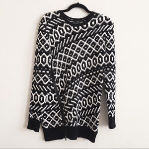 Ann Taylor • Slant Zipper Sweater